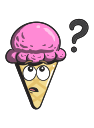 cartoon, cone, cream, emoji, ice svg vector icon