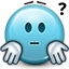 confused, don't know, emot, shrug, shrugging, smiley, smiley face icon