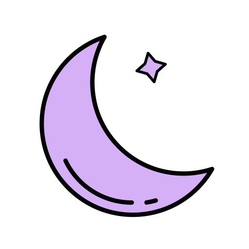 Moon svg vector icon