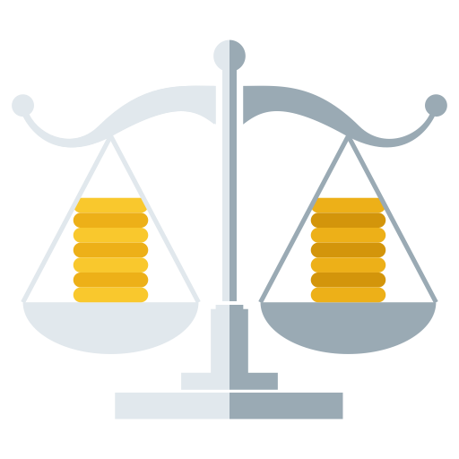 Interest And Commission Allocation svg vector icon