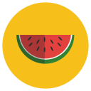 fresh, healthy, vegetable, watermelone svg vector icon