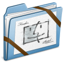 blue,sketch icon