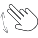 finger, gesture, hand, interactive, pinch, scroll, swipe svg vector icon