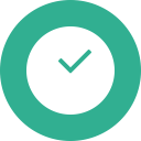 cercle, clock, deadline, red, time, time management svg vector icon