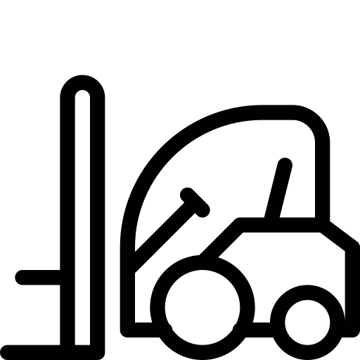 Forklift svg vector icon