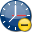 clock, decrease, time, watch icon