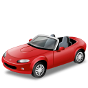 cabrioletred,ara,araba,car,mazda,red,transport,vehicle,transportation,automobile icon