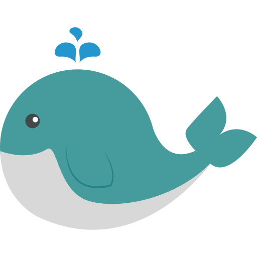 Whale svg vector icon