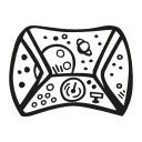 astronomy, cockpit, scifi, space, space craft, space ship svg vector icon