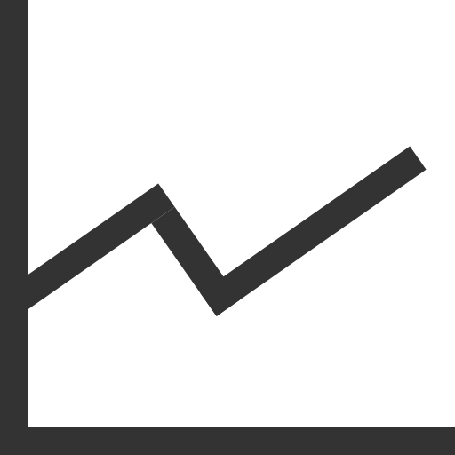 Line Chart svg vector icon