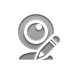 webcam,pencil icon