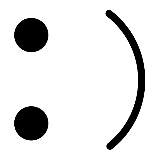 Happy svg vector icon
