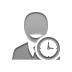 salesman,clock icon