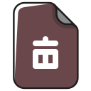 delete, documents, file, format, paper, remove svg vector icon
