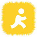 aol, media, social svg vector icon