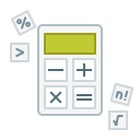 business, calc, calculator, finance, study svg vector icon