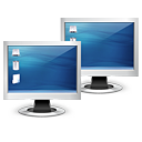 multiple,monitor,computer,screen,display icon