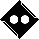 flickr, logo, media, social svg vector icon