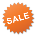 label,sale,red icon