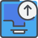 arrow, box, email, mail svg vector icon