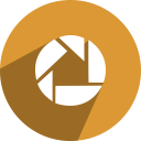 media, network, picasa, social svg vector icon