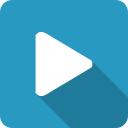 begin, blue, continue, go, play, shadow, start svg vector icon