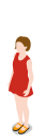 avatar, baby, child, female, girl, kid, people, standing, user svg vector icon