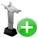 cristoredentor,add,plus icon