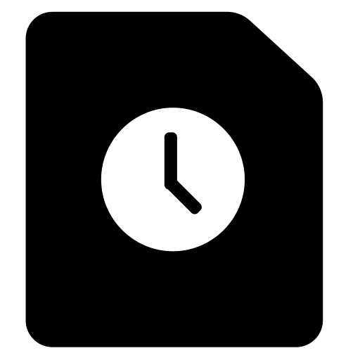 Pending svg vector icon