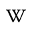 wikipedia,black icon