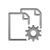 copy,gear icon