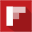social,media,flat,shadow,set,flipboard icon