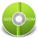 dvd, rom icon
