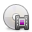 cd, movie icon