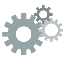 cogs svg vector icon