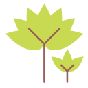 drop, green, nature, tear, tree svg vector icon