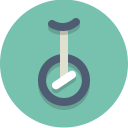 unicycle svg vector icon