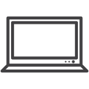 communication, computer, notebook svg vector icon