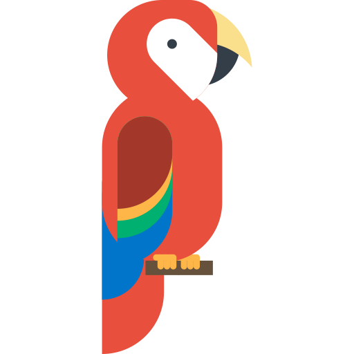 Macaw svg vector icon