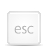 escape, key icon