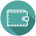 card, cash, coins, money, paper, payment, wallet svg vector icon