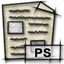 gnome,mime,application,postscript icon