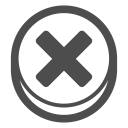 cancel, close, decline, delete, remove, x mark svg vector icon