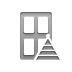 door,pyramid icon