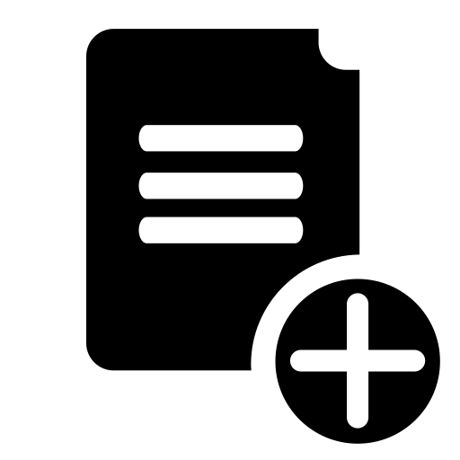 File Add svg vector icon
