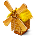grist-mill, mill, windmill icon