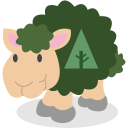 forrst, sheep, social network svg vector icon