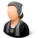 female, jew icon