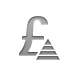 currency,sign,pound,pyramid icon