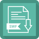 extension, file, file format, swf svg vector icon